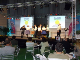 Vorführung auf der Baden Messe in Freiburg Vorführung auf der Baden Messe in Freiburg