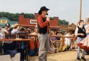 Vorführung beim Western-Tag in Freiburg 1993 Vorführung beim Western-Tag in Freiburg 1993